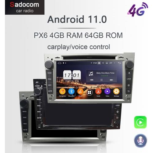 PX6 DSP Android 10.0 4G+64GB 8 core Car DVD Player autoradio GPS bluetooth for Opel Vectra C D Vivaro Meriva Antara Astra Corsa