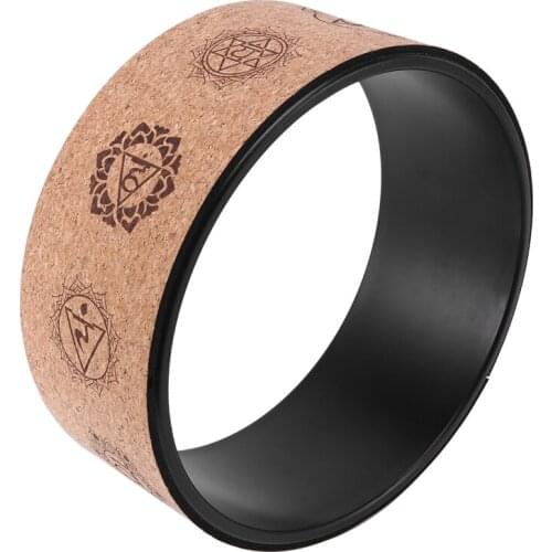 Rubber Yoga Wheel Yoga Wheel Waist Stretchy Fitness Equipment Circle Roller for Back Pain Stretching Fitness Circle