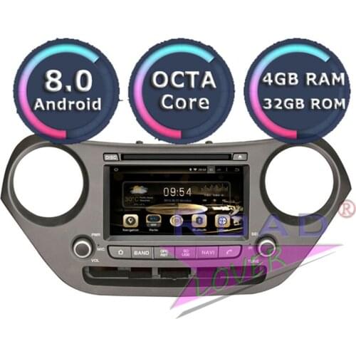 Roadlover Android 8.0 Car DVD Player Radio For Hyundai I10 2013- Stereo GPS Navigation Automagnitol 2 Din Octa Core Nedia Center