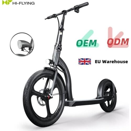 Eu Warehouse New Design 350W 10Ah Folding Adults Big Wheels Kick Electric Scooters