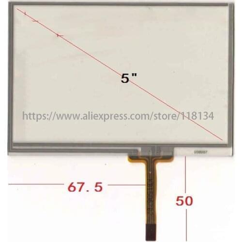 Compatible touch panel For Kaoss Pad KP2 5inch 4 lins Touch Screen For GPS CAR sensor glass