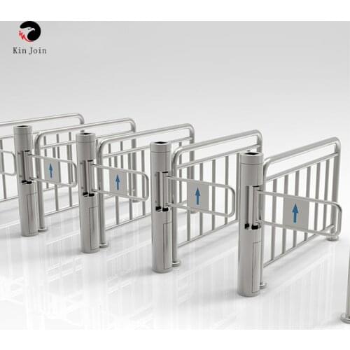 Fine Dual Swing Barrier for access control Shopping mall supermarket,subway use Pedestrian disorder,barrier gate customizable