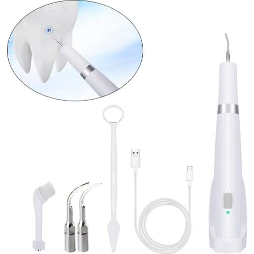 Ultrasonic Tooth Cleaner Household Electric Dental Washer Tartar Remover Dental Calculus Remover Teeth Whitening