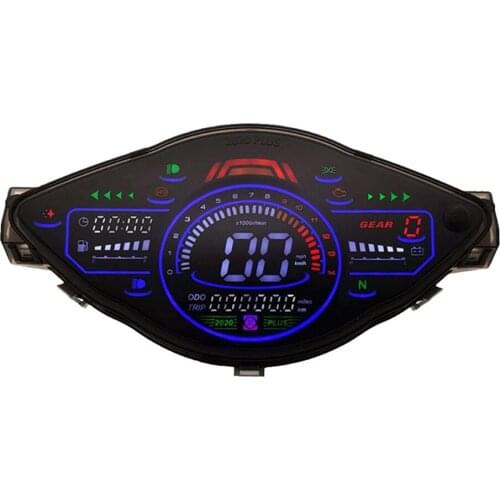 1Pc Motorcycle Speedometer Odometer Practical Tachometer Motorcycle Gauge