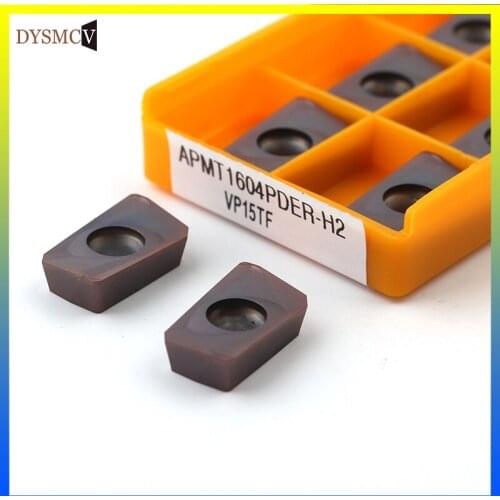 10pcs APMT1135 PDER M2 H2 VP15TF Turning Tool Carbide Insert APMT1604 H2 M2 VP15TF PDER Face Mill Lathe Milling CNC Cutter Tools