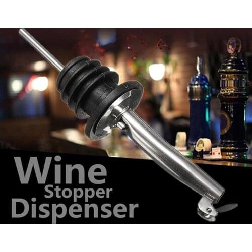 10-Pack Stainless Steel Wine Pourers Liquor Pour Spouts Set for Wine Liquor Olive Oil Coffee Syrup Vinegar Bottles