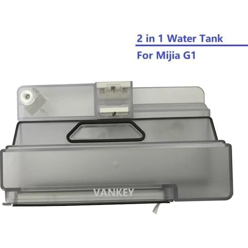 New 2 in 1 Water Tank and Dustbin Box Assembled Together for Mijia G1 Essential Robot Vacuum Cleaner Spare Parts