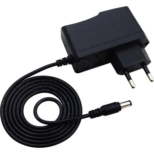 3V 1A AC To DC Power Supply Charger Adapter Converter 5.5 x 2.1mm EU Plug Jack