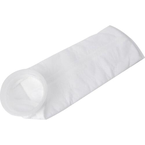 Aquarium Fish Tank Filter Sump Felt Sock Mesh Net Bag Micron Replacement White L4MB