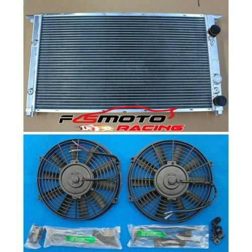 ALUMINUM RADIATOR + FAN 1994-1998 For VOLKSWAGEN VW GOLF GTI VR6 MK3 V6 1994 1995 1996 1997 1998