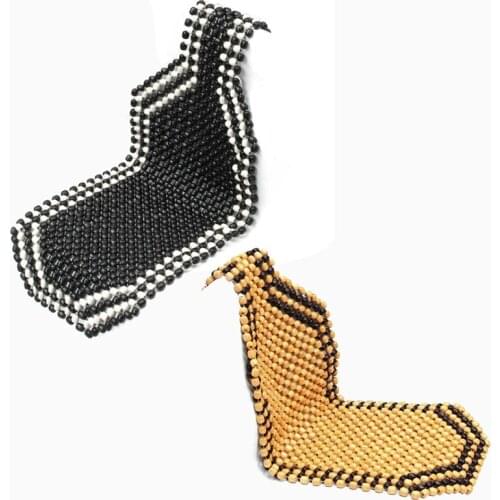 Car Universial Summer Cool Wood Wooden Bead Seat Cushion Massage Cushion Cover for Car Office Home Van Truck Bus