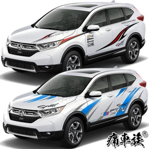 For Honda CR-V2017 car stickers pull flowers CRV decoration modified appearance body vehicle car stickers