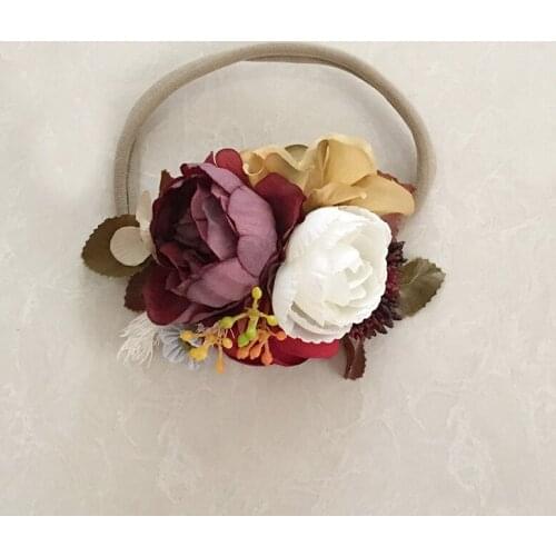 Free Shipping Fall Flower Headband