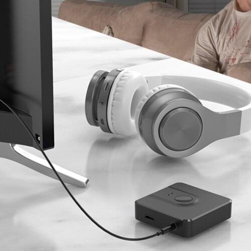 Bluetooth 5.0 Transmitter and Receiver, 2 in 1 Adapter for TV Home Stereo System, Upgrade the Bluetooth function