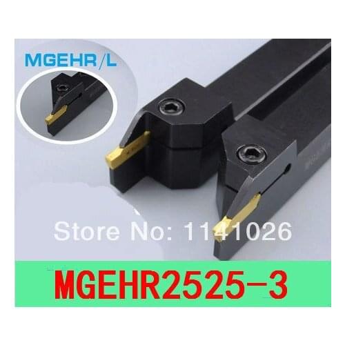 MGEHR2525-3 25*25*150MM External Grooving Turning Lathe Bar Tool Holder For Lathe Machine CNC Cutting Turning Tool Set Holder
