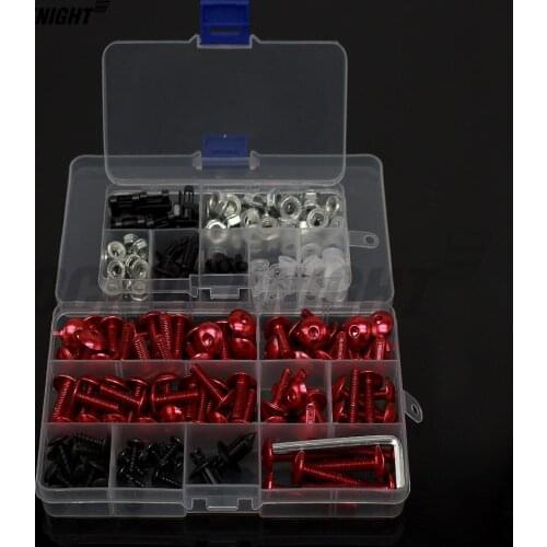 For Suzuki GSXR 600 750 1000 K3 K4 K5 K6 K7 K8 H1 Universal ScrewsUniversal Fairing Bolts Kit Motorcycle Acessories Screws MOTO