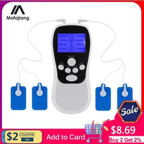 Tens Machine Electric Relax Muscle Stimulator EMS Acupuncture Body Massage Digital Therapy Slimming Machine Electrostimulator