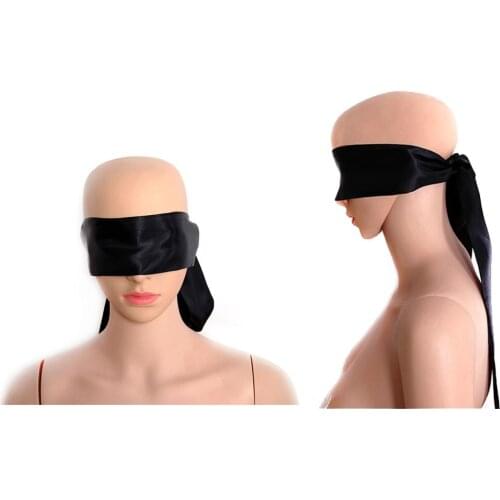EXVOID SM Bondage Eye Patch Eye Mask Slave Restraints Sex Toys For Couples Blindfold Flirt Soft Silk Satin Sexy Exotic Lingerie