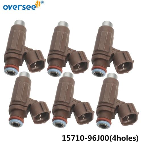 Boat Engine 15710-96J00 Fuel Injector Nozzle for SUZUKI Outboard Motor 150 200 225 250 300 hp 4-STROKE 1571096J00