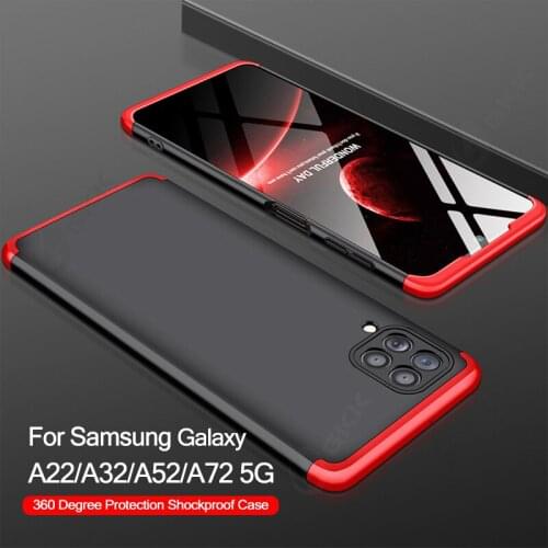 GKK Case For Samsung Galaxy A22 A32 A52 A72 A42 4G 5G Full Protection Hard Cover For Samsung A22 A32 A52 A72 A42 4G 5G Coque