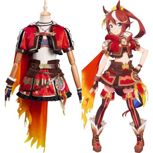 Anime Pretty Derby -Tokai Teio Cosplay Costume Outfits Halloween Carnival Suit