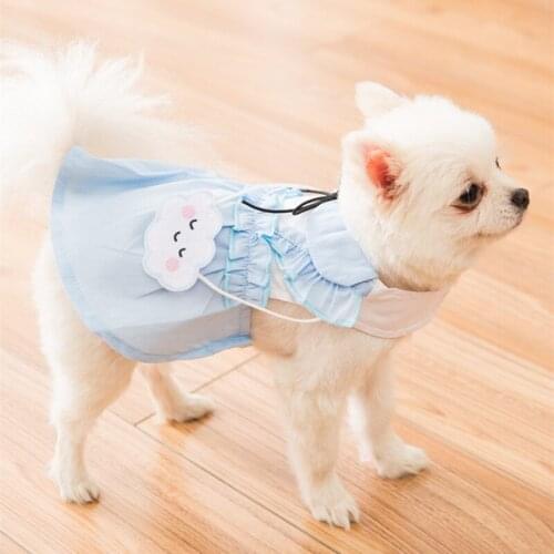 Summer Pet Dress for Dog Clothes Cat Puppy Clothing Small Dog Apparel Costumes Yorkshire Pomeranian Shih Tzu maltese Doggy Skirt