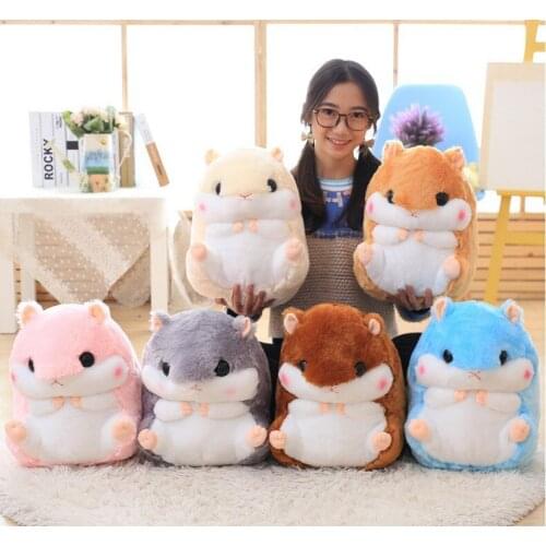 Cute cartoon hamster plush toy kawaii Lovely Mouse Mamuse Animal pillow dolls Cushion Cute gifts 40cm