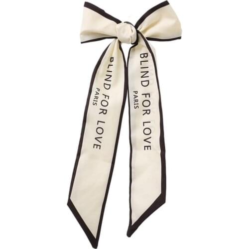 IFMIA Fashion Dot Ribbon Hair Scrunchies for Women Ring Female Ponytail Chiffon Fabric Ribbon Hair Ties Korean Hair Accessories