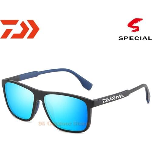 New Daiwa Mens Fishing Glasses Outdoor Mountaineering Anti-ultraviolet Classic Polarized Sunglasses Riding Driving Sunglasses