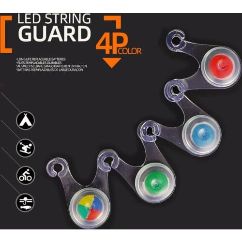 Outdoor Camping Warning Safety Lamp Emergency Camp Light Waterproof LED Tent String Rope Guard Hanging Lights Mini Flashlight