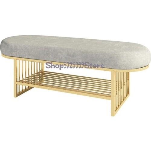 Nordic minimalist shoe-changing stool home entrance long shoe stool bedroom bed end stool cloakroom can sit shoe cabinet stool