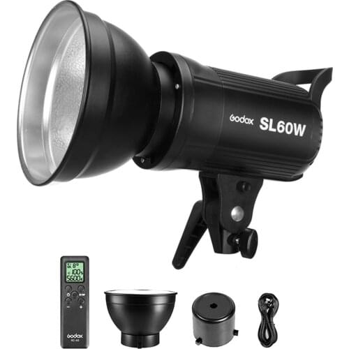 SL60W 5600K Continuous LED Video Light Bowens Mount With Remote Control EU US Plug Photography Lighting For Video Recording