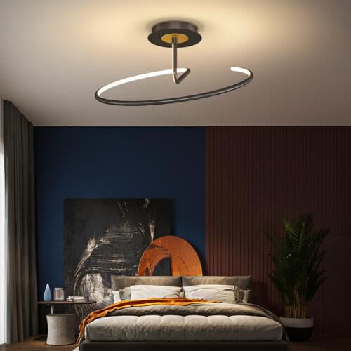 Modern Indoor Fixture Lustre Chandelier Minimalist Living Dining Room Bedroom Home Decoration 110V 220V Luminaire Ceiling Lamp