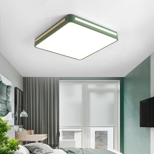 QIBOMEI LED Modern Ceiling Lights Indoor Luster Lighting For Bedroom Hall Balcony Living Room Iron Fixture Lamps HOME Decoration