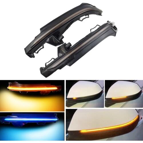 LED Dynamic Turn Signal Blinker Sequential Side Rearview Mirror Indicator Light For Audi Q5 FY 2018 2019 Q7 4M 2016 2017 2018