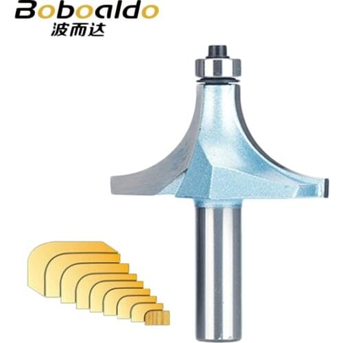 1pcs Round-Over Router Bits for wood Woodworking Tool Industrial endmill bearing milling cutter Corner Round Over Bit