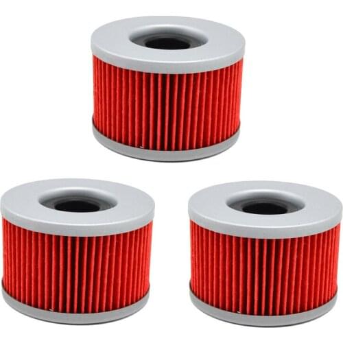 3pcs Motorcycle Engine Oil Filter for Honda TRX650FGA Rincon GPSCAPE TRX650FA 644 TRX680FA TRX680FGA TRX 650 680 400 FA FGA