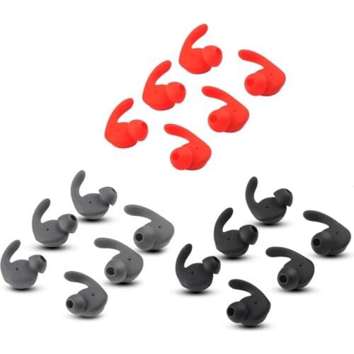 6Pcs Earbuds Cover In-Ear Tips Soft Silicone Skin Earpiece Ear Hook Buds Replacement for Hua-wei xSport/Honor AM61 Sports HCCY