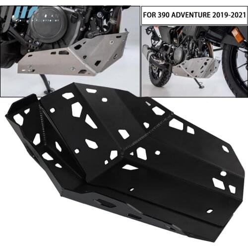 390ADVENTURE Motorcycle Aluminum Skid Plate Foot Rests Bash Frame Engine Guard Cover Chassis Protector FOR 390 ADVENTURE 19-21