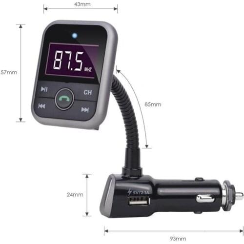 New Superior Quality Bluetooth LCD Car Bluetooth MP3 Player SD USB Remote FM Transmitter Modulator For Phone TR Comfortable