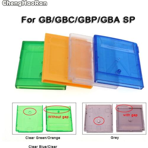 ChengHaoRan Replacement For GBA SP Game Cartridge Housing Shell For GB GBC GBP Card Case