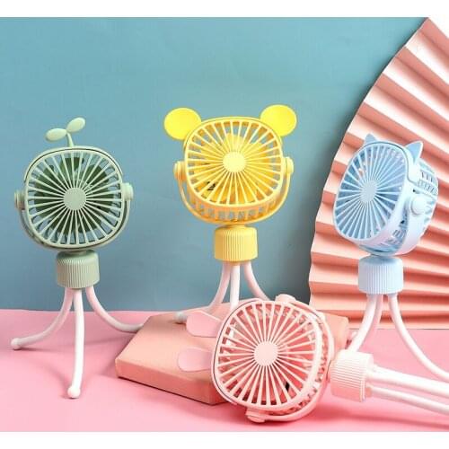 Octopus deformable fan versatile small fan Mini USB charging fan stroller silicone tripod fan