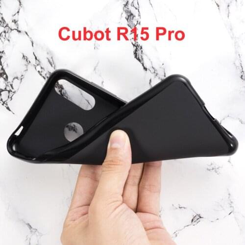 For Cubot R15 Pro Case Silicone Cover Soft TPU Matte Pudding Gray Transparent Phone Bag Protector Shell For Cubot R 15 Pro Case