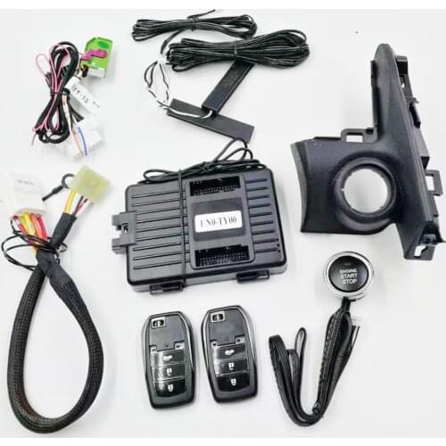 For Toyota Camery 7 Generation Add Car Engine Push Start Stop System and Remote Key Start Stop System with Push Start Frame