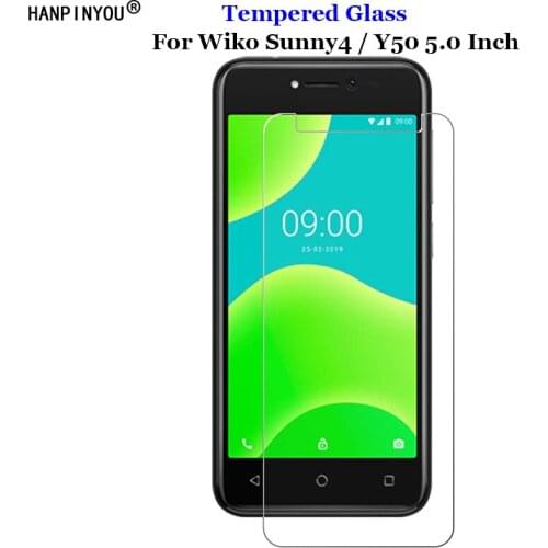 For Wiko Sunny 4 Sunny4 Tempered Glass 9H 2.5D Premium Screen Protector Film For Wiko Y50 5.0"