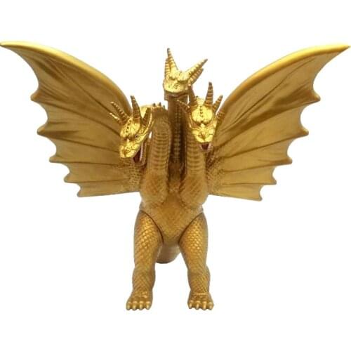 Movie Gojira Three-headed Golden Dragon King PVC Action Figure Collectible Model Toys 18CM