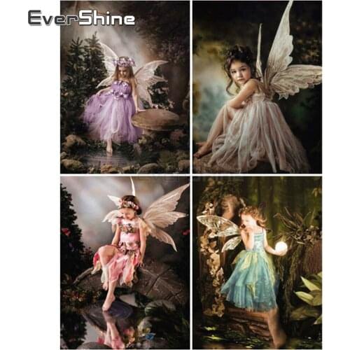 EverShine Diamond Painting Full Drill Square Cross Stitch Elf Handwork Hobby Gift Diamond Embroidery Sale Bead Picture Kits