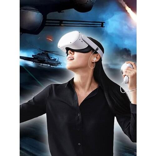 VR Headset Ear-in Integrated Earphone For Oculus Quest 2 In-ear All-in-one Headset 20Hz-20KHz Headphone Holde For Oculus Quest 2
