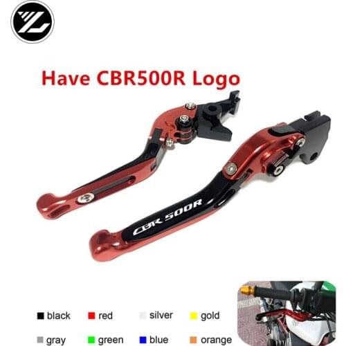 Have CBR500R Logo for HONDA CBR500R/CB500F/X 2013-2016 2017 2018 Motorcycle Accessories Folding Extendable Brake Clutch Levers