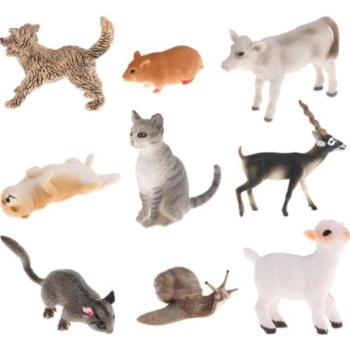 Simulated Action Figures Mini Animals Figurine Simulated Realistic Animals Home Decoration Gift